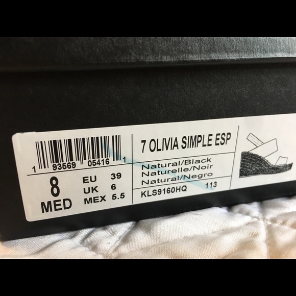 nwt Kenneth Cole Zebra Print 100% Genuine Calf Hair Upper Espadrille Sandal 8 - Picture 8 of 12